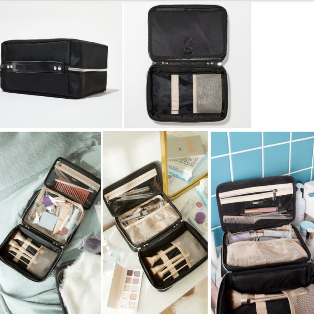 NEW NUDESTIX Hanging Travel Cosmetic Bag - Black